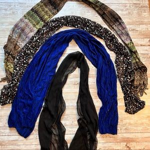 💫4 long scarves